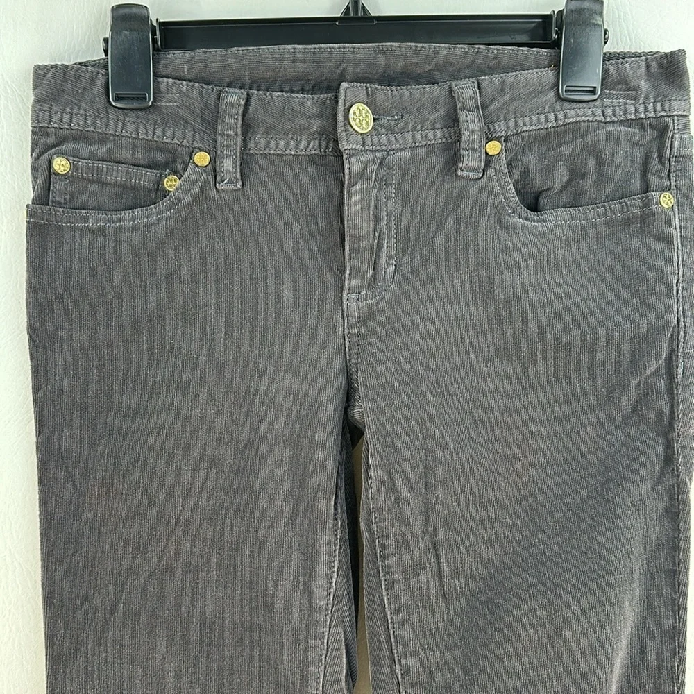 Tory Burch Corduroy Skinny Low Rise Pants